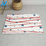 Amazing Stars and Stripes Door Mat Indoor and Outdoor Doormat Warm House Gift Welcome Mat Gift for Friend Family