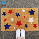 Amazing Stars, Patriotic Doormat Welcome Mat House Warming Gift Home Decor Funny Doormat Gift Idea