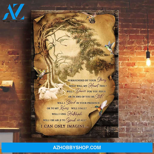 Amazing tree - I can only imagine Jesus Portrait Canvas Prints - Wall Art