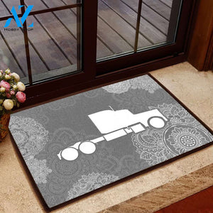 Amazing Trucker Doormat Welcome Mat House Warming Gift Home Decor Funny Doormat Gift Idea