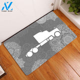 Amazing Trucker Doormat Welcome Mat House Warming Gift Home Decor Funny Doormat Gift Idea