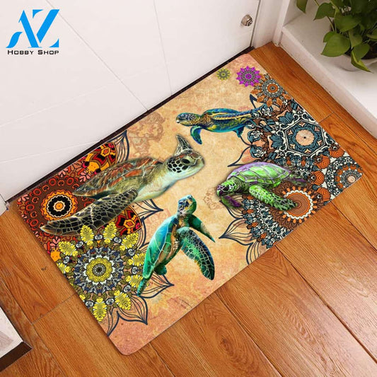 Amazing Turtle Doormat Welcome Mat House Warming Gift Home Decor Funny Doormat Gift Idea