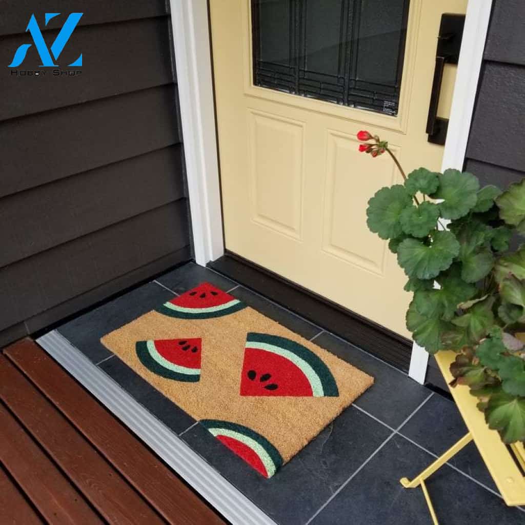 Amazing Watermelon Welcome Mat, Colorful Outdoor Mat Doormat 