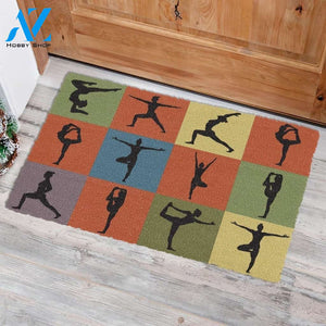 Amazing Yoga Doormat Welcome Mat House Warming Gift Home Decor Funny Doormat Gift Idea