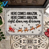 Amazon Shopping Doormat Here Come Amazon | Welcome Mat | House Warming Gift