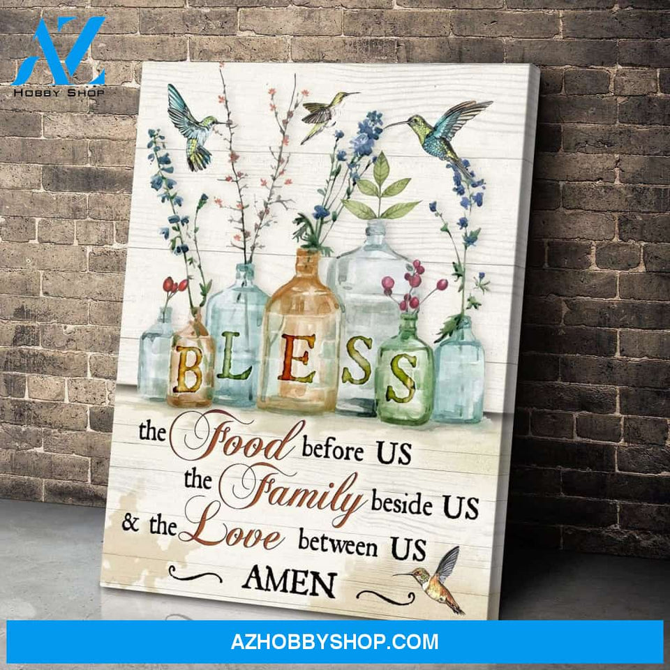 Amen Hummingbird Wall Art Canvas