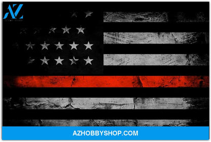 Amercian Flag Patriotic Canvas, Gift For Veteran, Family Matte Canvas