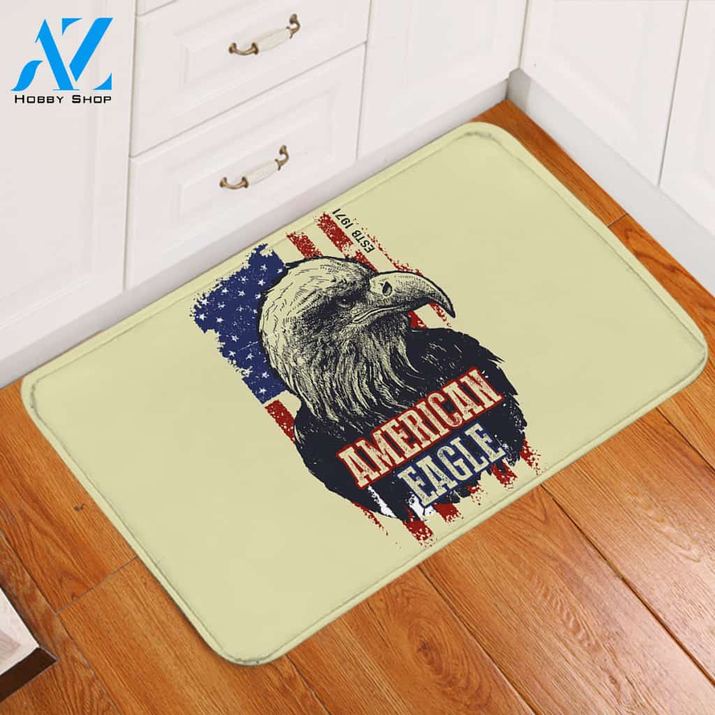 America Eagle Door Mat