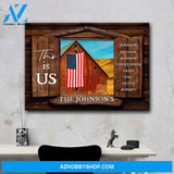 American Barn Color Wood Shutters Multi-Names Premium Canvas