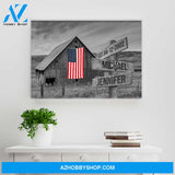 American Barn Names Premium Canvas