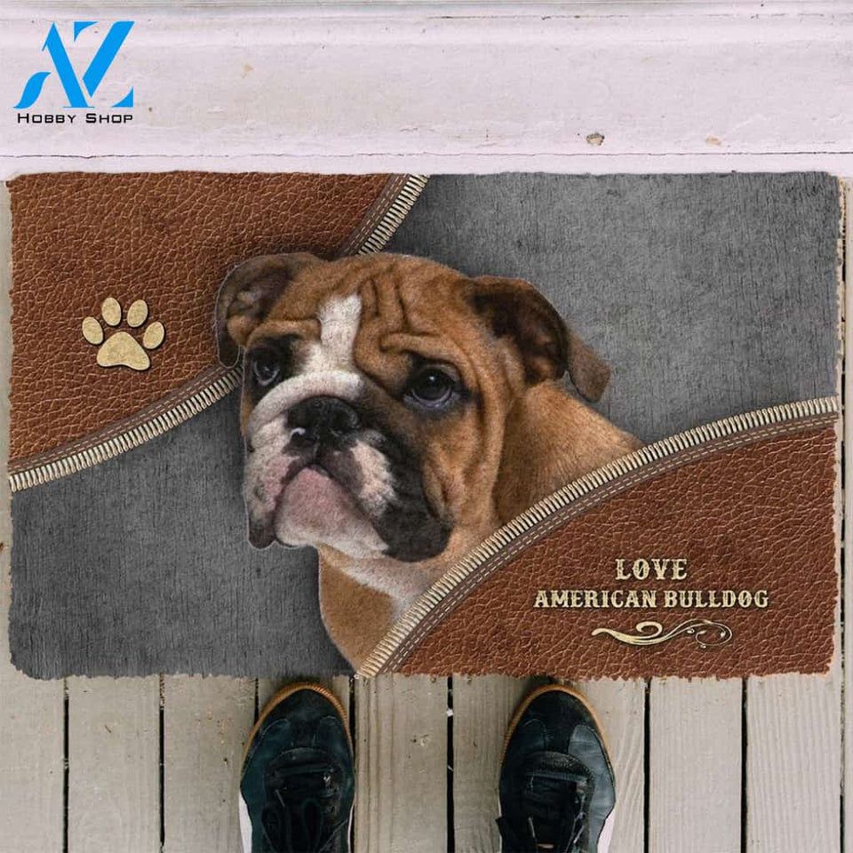 Gearhumans Gearhuman 3D American Bulldog Doormat