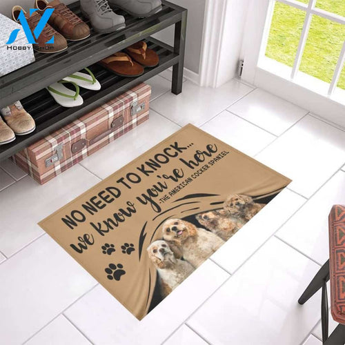 American Cocker Spaniel CL09100007MDD Doormat