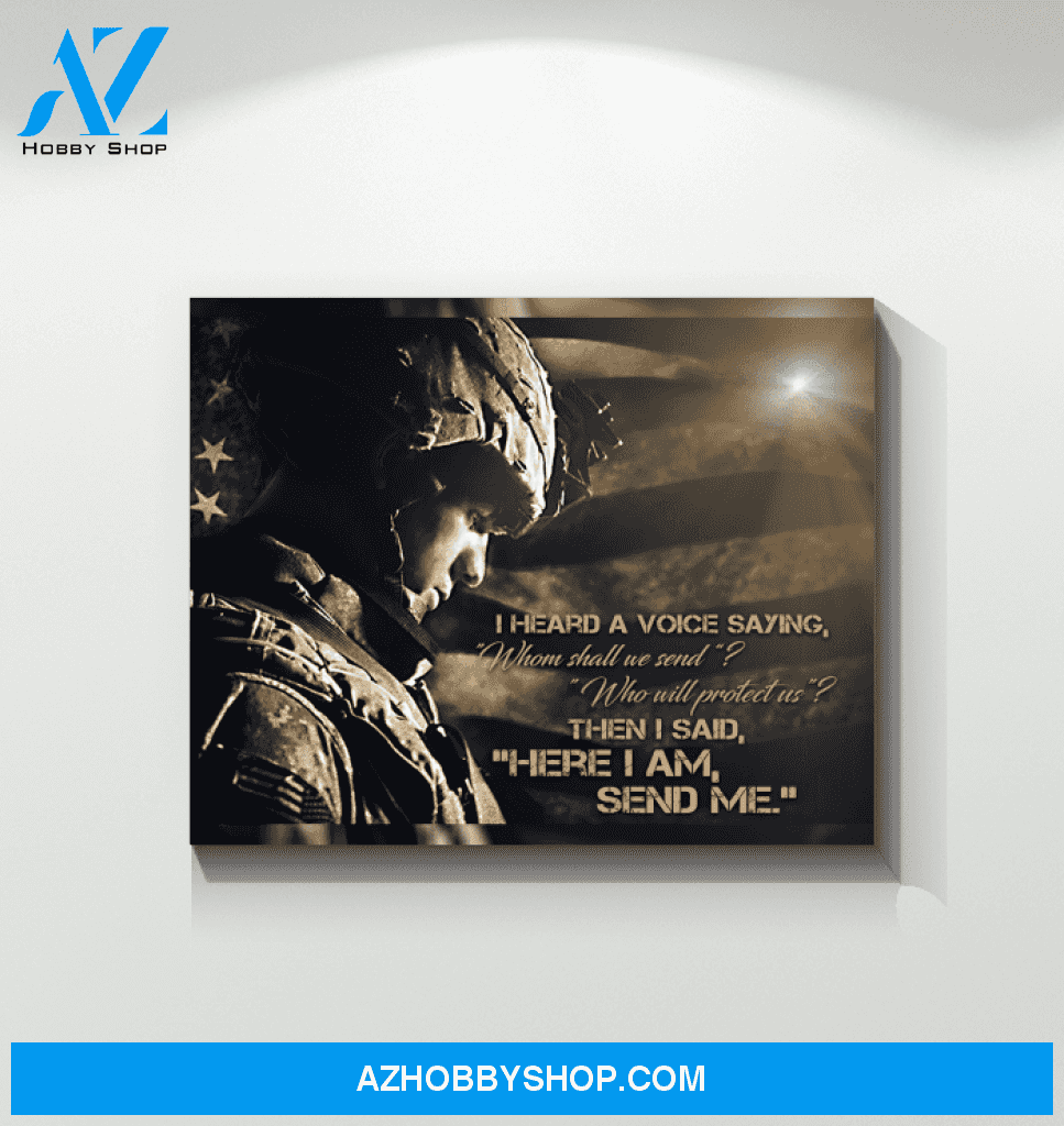 American Flag Canvas Us Veteran Canvas Gift For Veteran Matte Canvas Christmas Gift Ideas