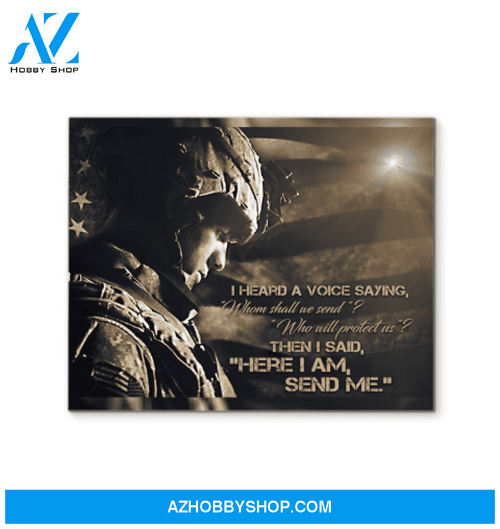 American Flag Canvas Us Veteran Canvas Gift For Veteran Matte Canvas Christmas Gift Ideas