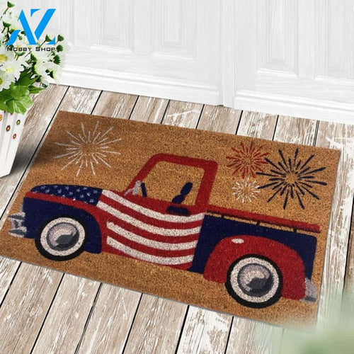 American Flag Doormat USA Doormat Welcome Mat Housewarming Gift Doormat Welcome Mat House Warming Gift Home Decor Funny Doormat Gift Idea