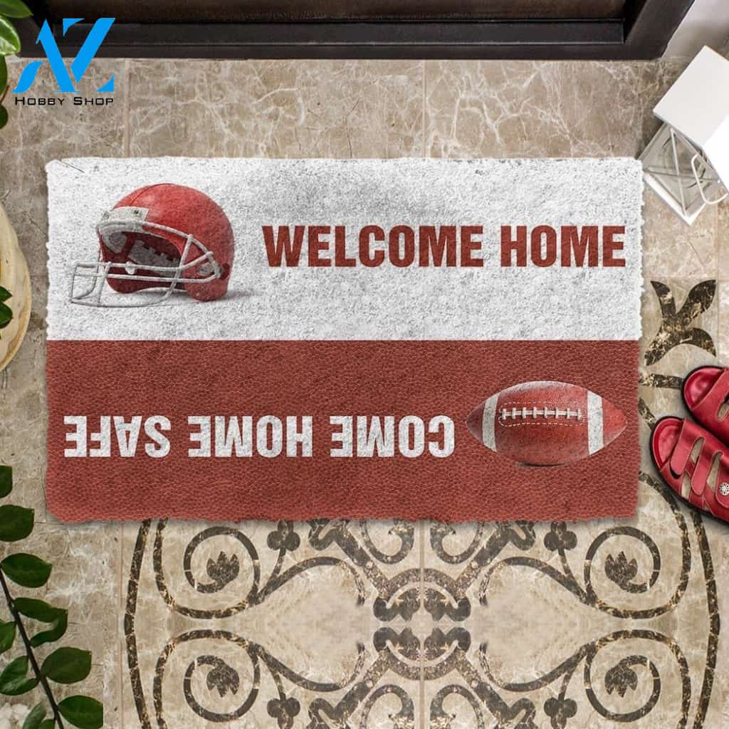 Gearhumans Gearhuman 3D American Football Welcome Home Custom Doormat