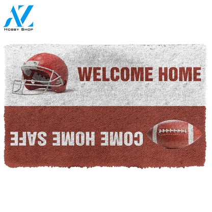 Gearhumans Gearhuman 3D American Football Welcome Home Custom Doormat