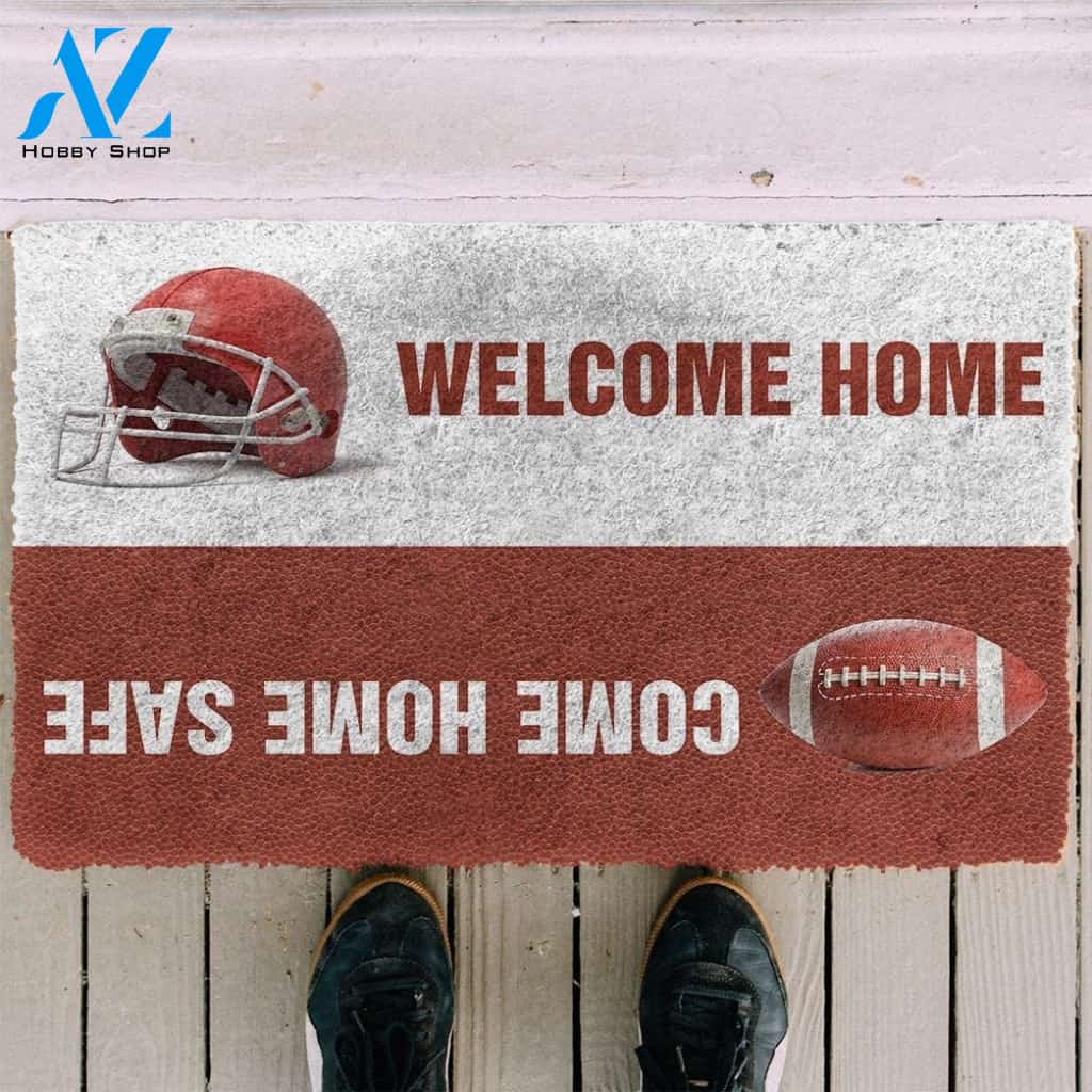 Gearhumans Gearhuman 3D American Football Welcome Home Custom Doormat