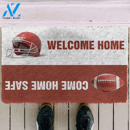 Gearhumans Gearhuman 3D American Football Welcome Home Custom Doormat
