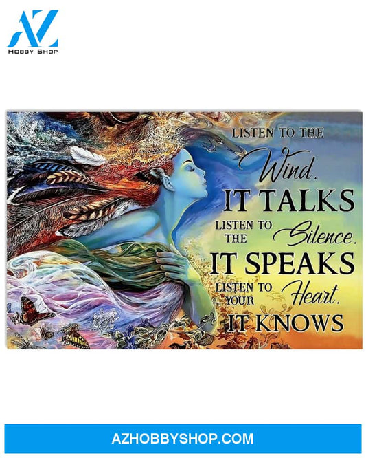 American Girl Listen To Me Wind It Talks Listen To The Silen Wall Decor