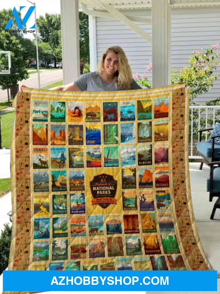 American National Parks Fleece Blanket