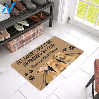 American Pitbull Terrier Approved Doormat Home Decor – Doormat