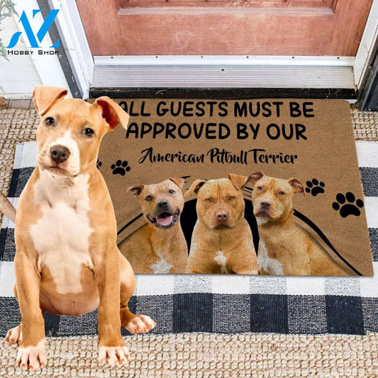 American Pitbull Terrier Approved Doormat Home Decor – Doormat