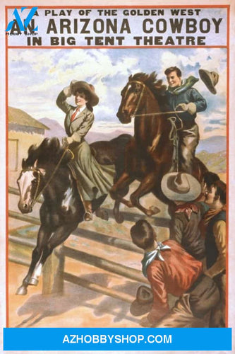 An Arizona Cowboy In Big Tent Theatre Poster