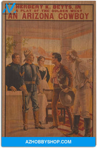 An Arizona Cowboy Western Play Poster