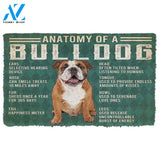 Anatomy Of A Bulldog Doormat Welcome Mat House Warming Gift Home Decor Gift For Dog Lovers Funny Doormat Gift Idea