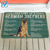 Anatomy Of A German Shepherd Doormat Welcome Mat House Warming Gift Home Decor Gift For Dog Lovers Funny Doormat Gift Idea