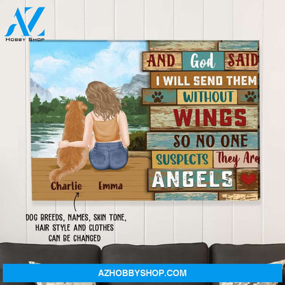 And God Said - Personalized Custom Canvas