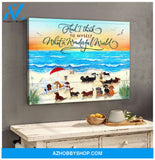 And I Think Dachshund Wall Art Canvas