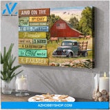 And on the 8th day Farm Horse Canvas Wall Art Decor