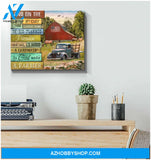 And on the 8th day Farm Horse Canvas Wall Art Decor