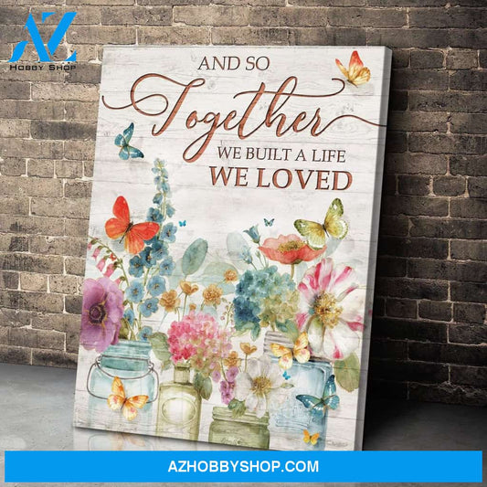 Zalooo And So Together Butterfly Wall Art Canvas