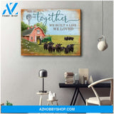 And So Together Cow Wall Art Canvas, Wall Decor Visual Art