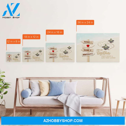 And So Together They Built A Life They Loved, Family Custom Poster, Canvas, Gift For Couple