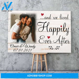 And we lived happily ever after - Personalized Canvas