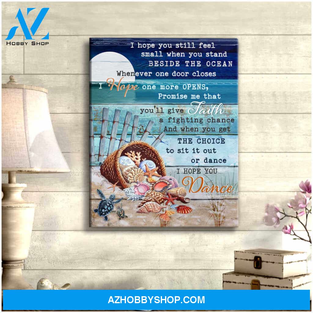 And When You Get The Choice I Hope You Dance Canvas Wall Art, Wall Decor Visual Art