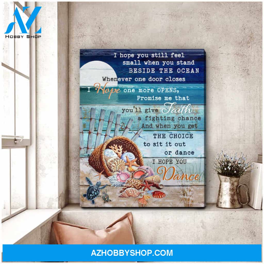 And When You Get The Choice I Hope You Dance Canvas Wall Art, Wall Decor Visual Art