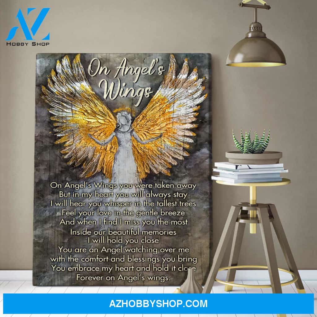 Angel Wings Angle Canvas Wall Art Decor, Wall Decor Visual Art