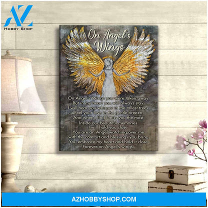Angel Wings Angle Canvas Wall Art Decor, Wall Decor Visual Art