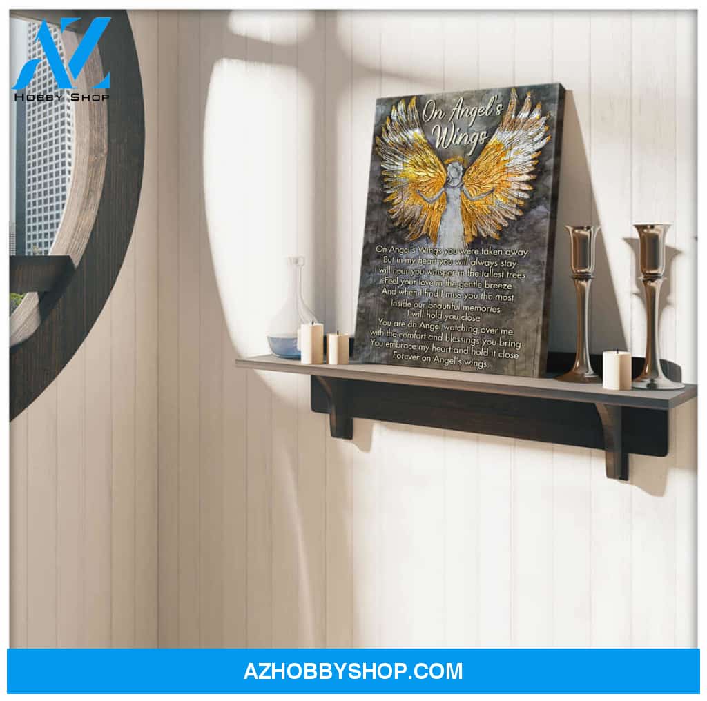 Angel Wings Angle Canvas Wall Art Decor, Wall Decor Visual Art