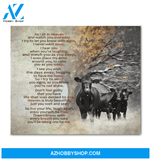 Angus Cow As I Sit In Heaven Wall Art Canvas Prints, Wall Decor Visual Art