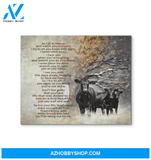 Angus Cow As I Sit In Heaven Wall Art Canvas Prints, Wall Decor Visual Art