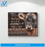 Angus Cow I Will Choose Canvas Wall Art, Wall Decor Visual Art