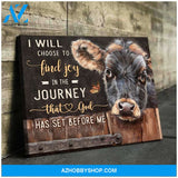 Angus Cow I Will Choose Canvas Wall Art, Wall Decor Visual Art