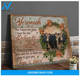 Angus Cow Jeremiah Canvas For Couple Wall Art Decor, Wall Decor Visual Art