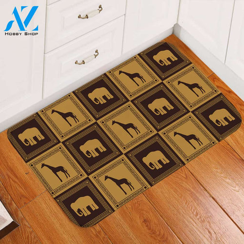 Animal Boxes Door Mat